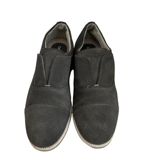Mens Calvin Klein Gray oxford slip on shoes size 11.5 - Picture 2 of 7